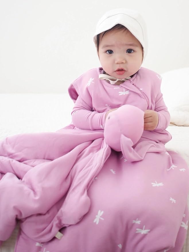 GUNAMUNA günamüna Unisex Baby, Toddler Wearable Blanket, Sleeping Bag Bamboo Rayon, Sleep Sack with Diaper Zipper, 1.0 TOG