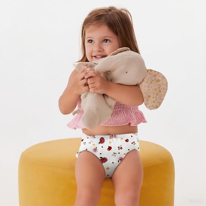 Upairy Training Pants for Boys Girls–Soft & Leak-Resistant Potty Training Underwear,Up Airy Potty Pants Comfortable for Toddlers(6PCS,M)