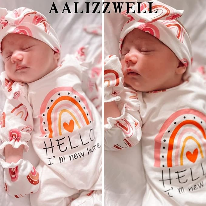 Aalizzwell Newborn Girl Romper