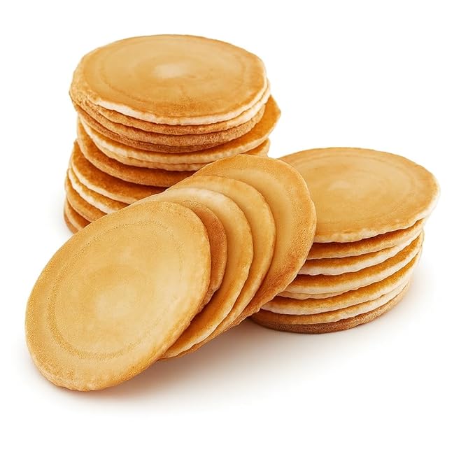 Sky | Home Baked Flat Fortune Cookies, 50Pk | Fortune Cookie Rounds, Pancake Cookies, Chinese Fortune Cookies