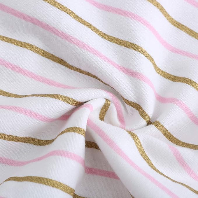 Kiddiezoom Baby Footed Cotton One-Piece Romper Jumpsuit Pajamas