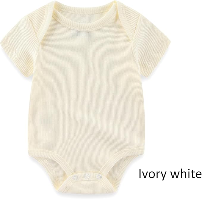 Baby Bodysuit Boy Girl Clothes Soft Newborn Infant Outfit Short Sleeve Romper