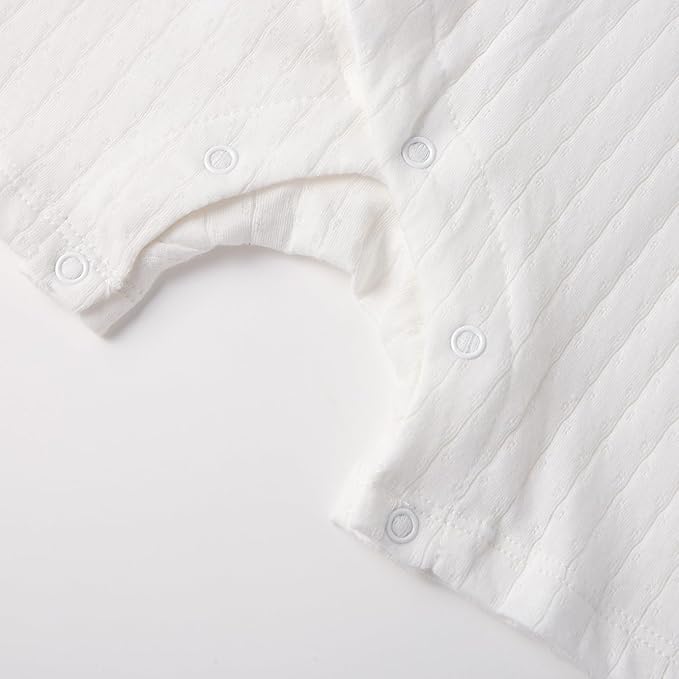 Organic Cotton Baby Summer Romper Newborn Baby Boy Girl Clothes Short Sleeve Unisex Outfits