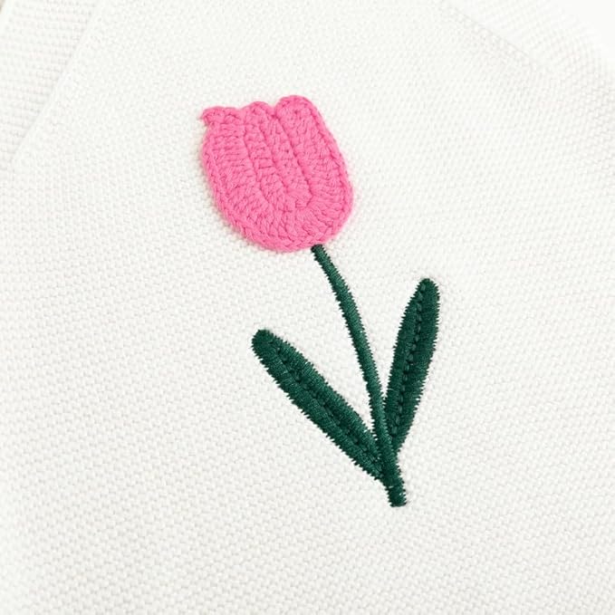 Simplee kids Baby Girls Sunflower Knit Rompers Knit Clothes for Newborn Baby Girls