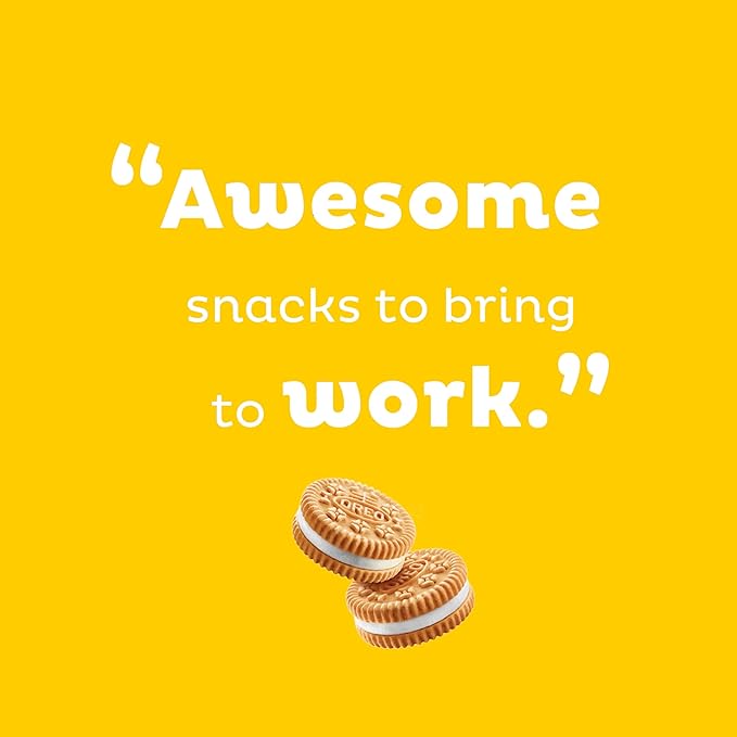 OREO Minis Golden Sandwich Cookies, 12 - 3 oz Bags