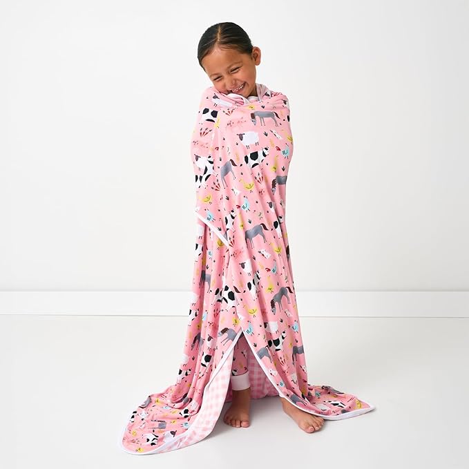 Little Sleepies Two-Piece Pajama Set for Boys & Girls, Soft Viscose from Bamboo Toddler Pajamas for Kids, Family Matching PJs