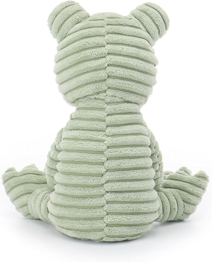 Apricot Lamb Toys Plush Corduroy Frog Stuffed Animal Soft Cuddly Perfect for Child (Corduroy Frog)