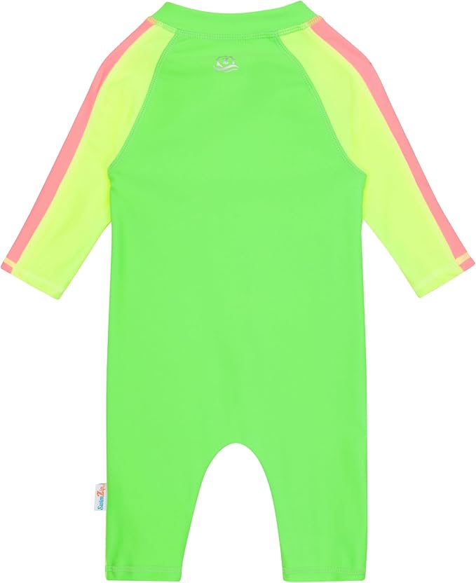SwimZip Boys' Long-Sleeve UPF 50+ Swimsuit for Baby, Toddler, & Little Boys