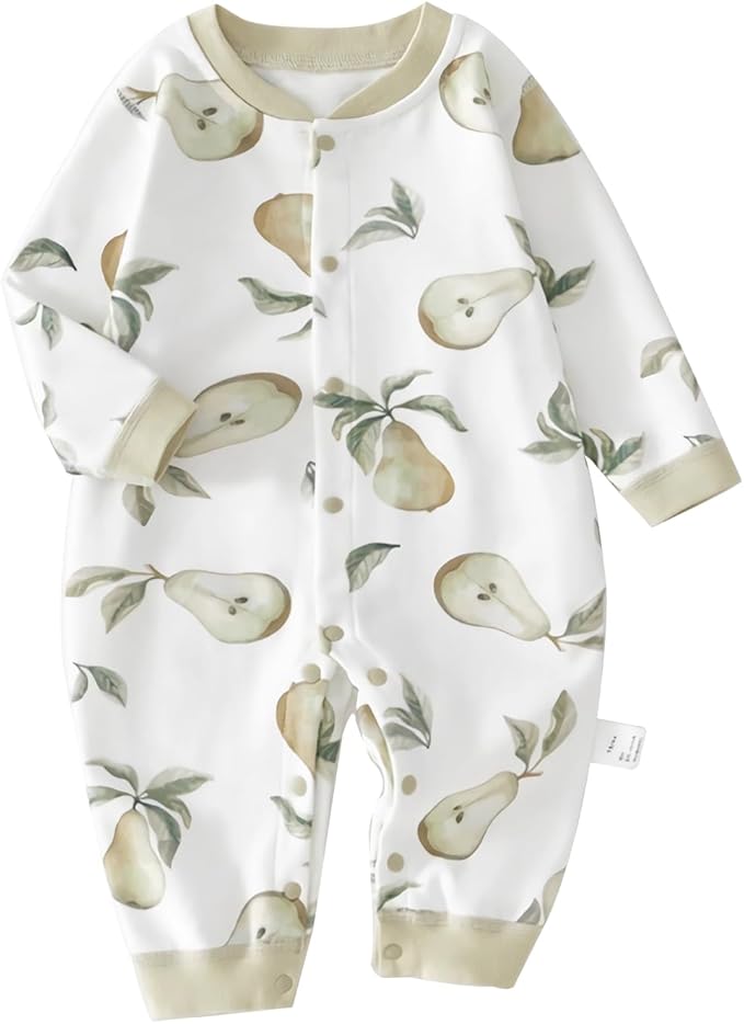 100% Organic Cotton Soft 3-24 Months 2-Piece Unisex Footless Newborn Baby Sleepers Pajamas Romper Boys Girls