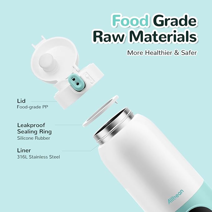 Portable Bottle Warmer for Travel – 2025 Upgrade Dual Heating Modes for Breast Milk & Water, Milk Warmer for Baby with Fast Heating,17oz Large Capacity Suitable for Outdoor, Airplane, and Car