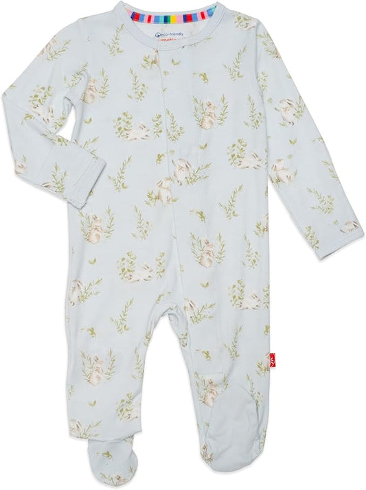 Magnetic Me Boys Modal Magnetic Baby Footie Pajamas | Silky Soft Modal Fabric | Baby Sleepers Available in Sizes PRE - 24M