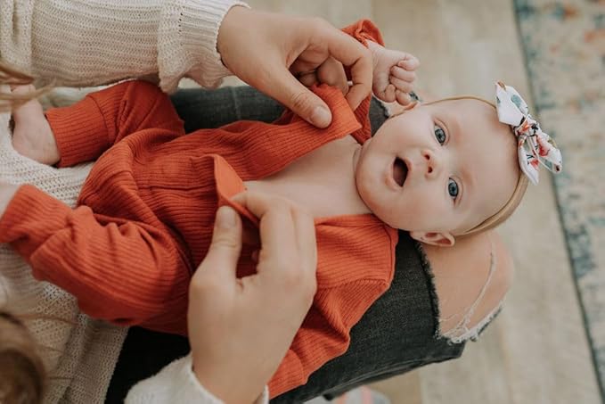 Magnetic Closure Baby Romper Boy/Girl, sizes 0-3m to 18-24m