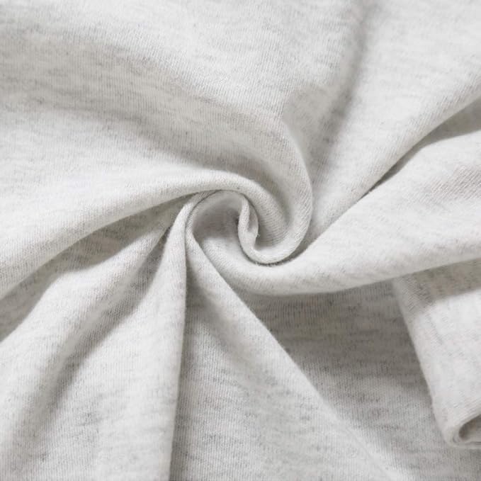 Aablexema Baby Footie Pajamas with Mittens - 3Pcs Infant Footed Sleeper Cotton Sleepwear Outfits