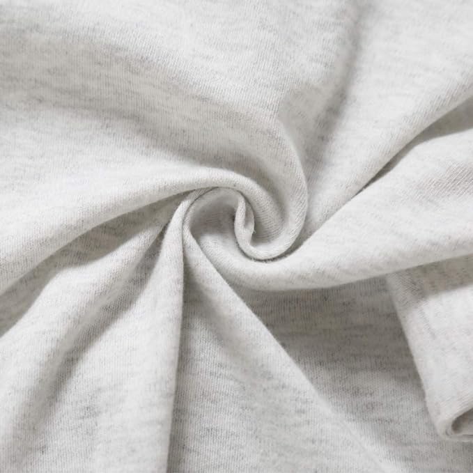 Aablexema Baby Footie Pajama with Mitten Cuffs, Double Zipper Infant Cotton clothes Sleeper Pjs, Footed Sleep Play