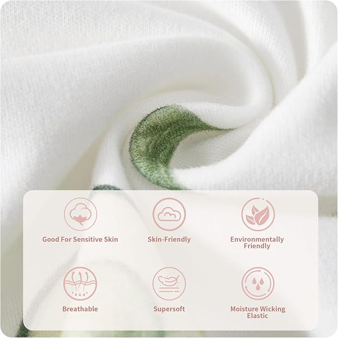 100% Organic Cotton Soft 3-24 Months Unisex Footless Newborn Baby Sleepers Pajamas Romper Boys Girls Long Sleeve