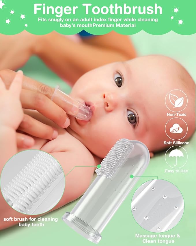OTTOLIVES Baby Healthcare and Grooming Kit, 24 in 1 Baby Electric Nail Trimmer Set Newborn Nursery Health Care Set for Newborn Infant Toddlers Baby Boys Girls Kids (0-3 Years+) (Green)