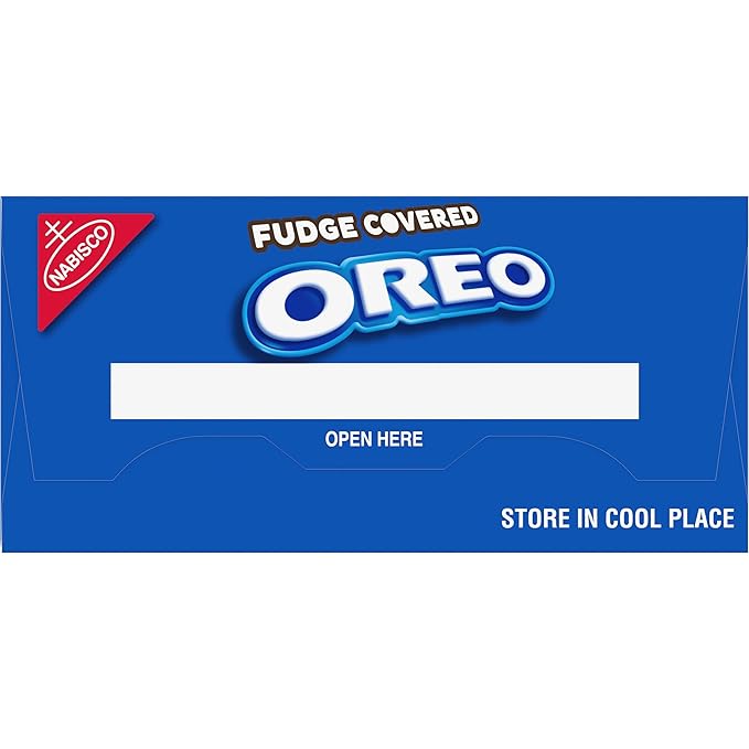 OREO Fudge Covered Chocolate Sandwich Cookies, 7.9 oz