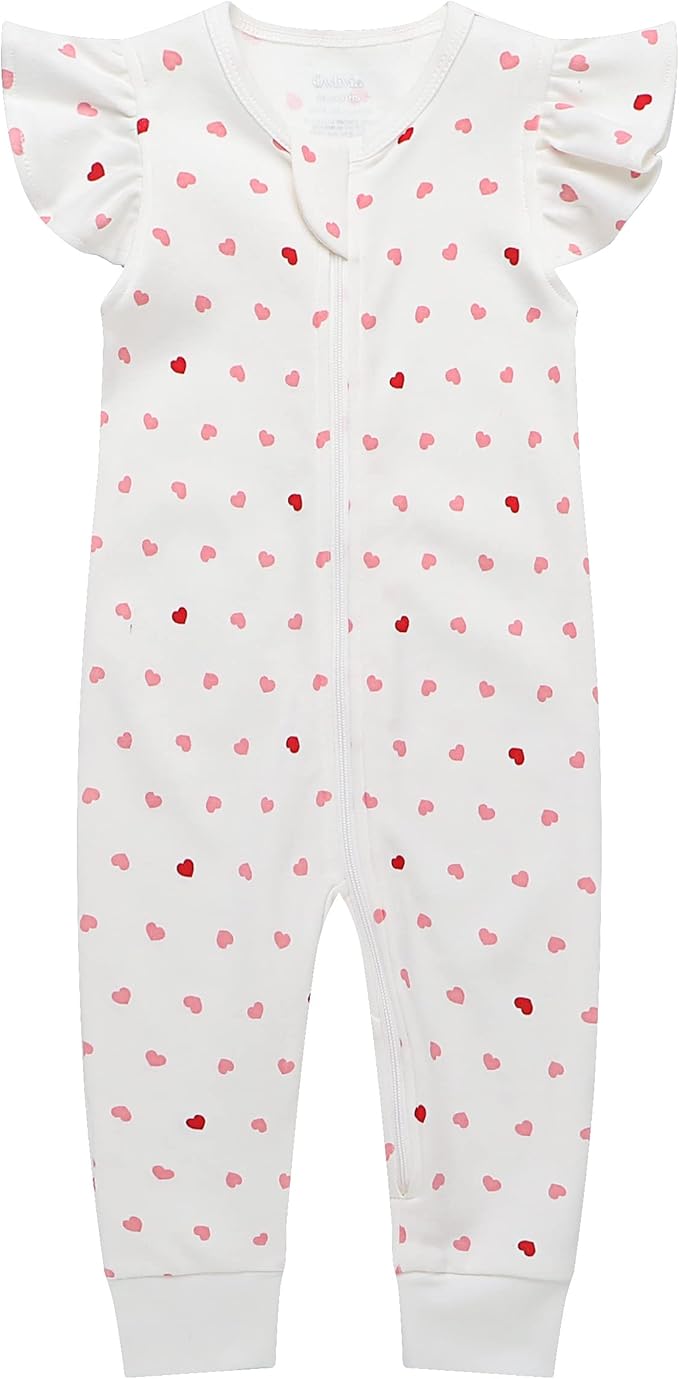 Owlivia Baby Boy Romper, Unisex Short-sleeve Summer Outfit, 100% Organic Cotton Girl One-Piece Jumpsuit