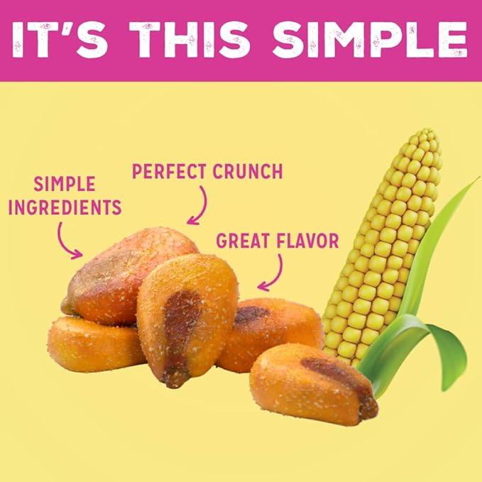 LOVE CORN Sweet & Salty 0.7oz x 20 bags - Delicious Crunchy Corn - Healthy Family Snacks - Gluten Free, Kosher, NON-GMO - Alternative for Chips, Nuts, Crackers & Pretzels - Perfect for Charcuterie Boards