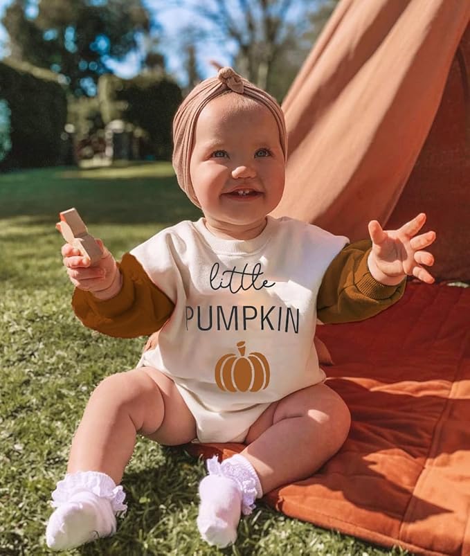 Infant Baby Girl Fall Outfit Sweatshirt Romper Letter Embroidery Jumpsuit Big Lil Sis Matching Newborn Winter Clothes