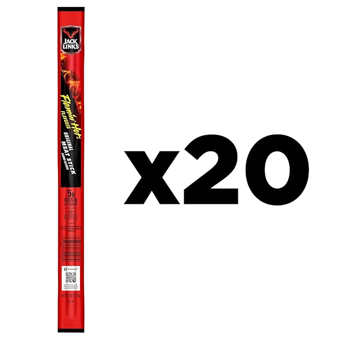 Frito Lay Jack Link's Meat Stick Flamin' Hot (Pack of 20)