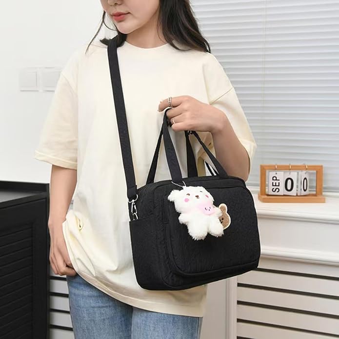 Baby Diaper Bag Tote, Cute Small Crossbody Nappy Mommy Bag, Lightweight Travel & Hospital Multifunction Storage Tote