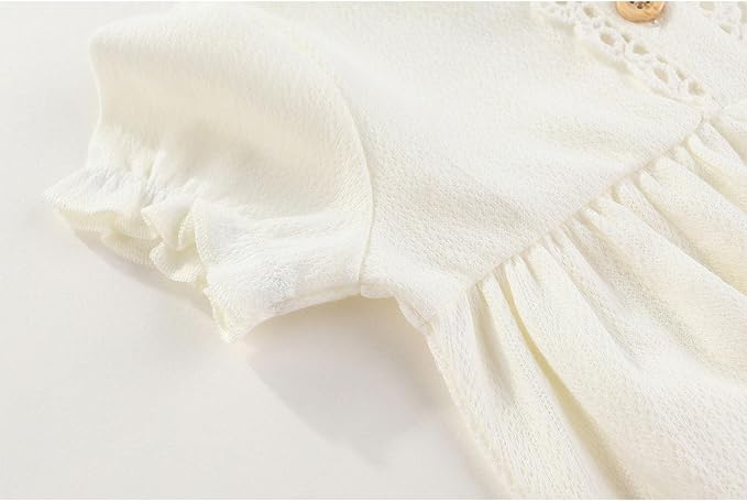 Baby Girl Clothes Cotton Bubble Romper Floral Bodysuits Infant Outfit Set