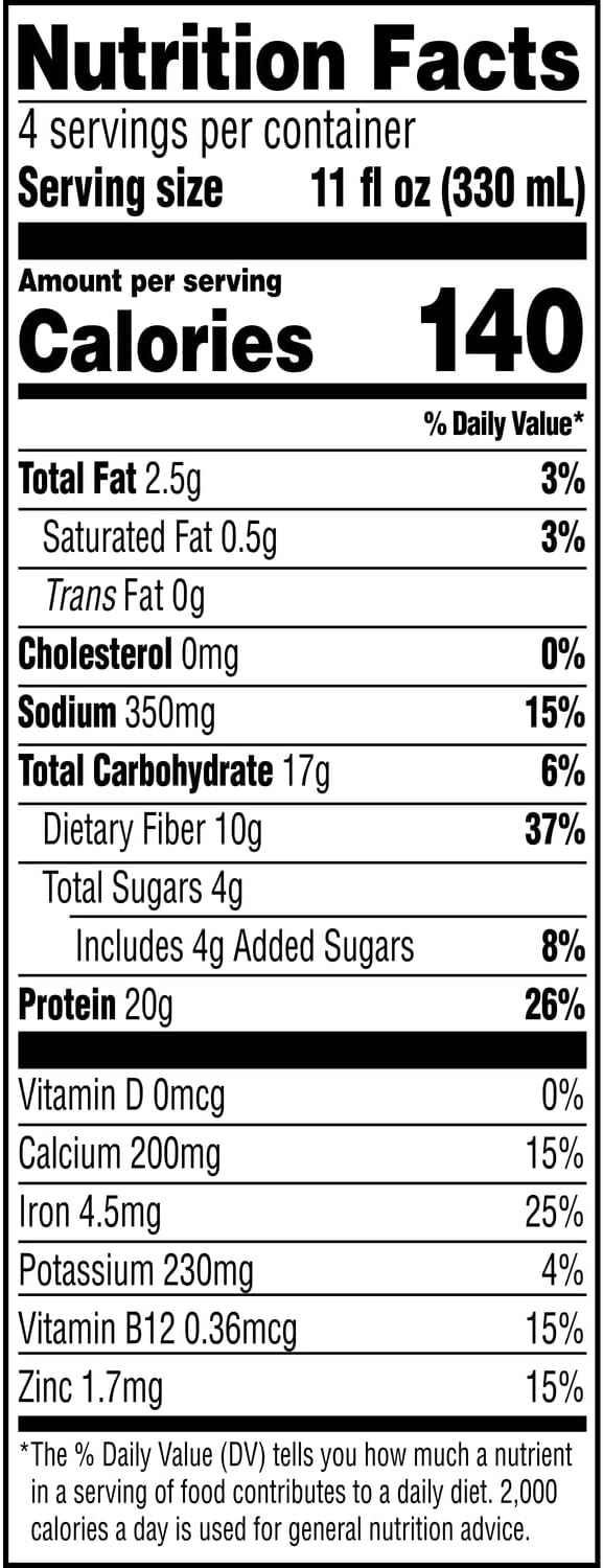 Evolve Plant Based Protein Shake, Double Chocolate, 20g Vegan Protein, Dairy Free, No Artificial Sweeteners, Non-GMO, 10g Fiber, 11 Fl Oz (Pack of 12) - (Formula May Vary)