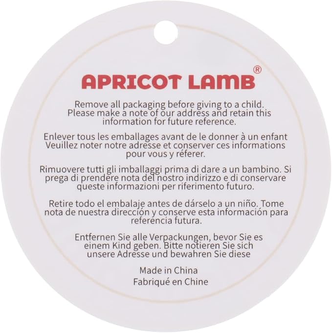 Apricot Lamb Stuffed Animals Security Blanket White Bunny Rabbit Infant Nursery Character Blanket Luxury Snuggler Plush(White Bunny, 10 Inches)