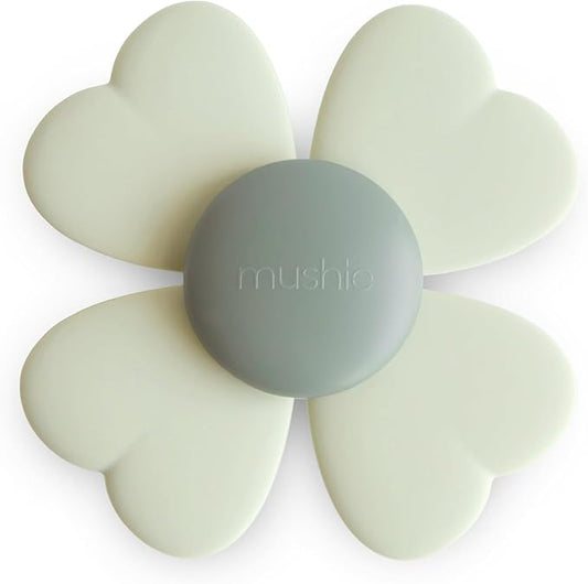 mushie Lucky Suction Spinner Toy | Toddler Sensory Toys for Bath & Play