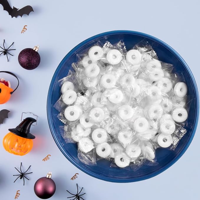 Pep O Mint Hard Candy, 2lb + 2oz Bulk Pack of Mints Individually Wrapped, Bulk Mints for Parties and Events, Ideal Peppermint Candy for Refreshing Breath and Enjoyable Snacking