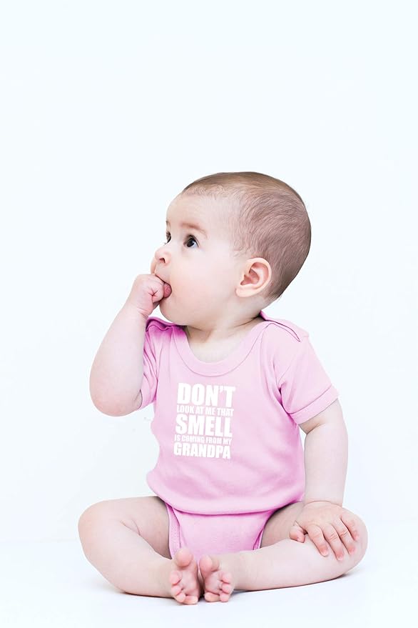CBTwear Don't Look At Me, That Smell Is Coming From My Grandpa Baby Bodysuit - Newborn Unisex Clothes