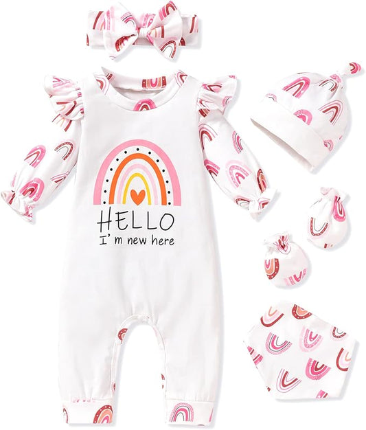 Aalizzwell Newborn Girl Romper