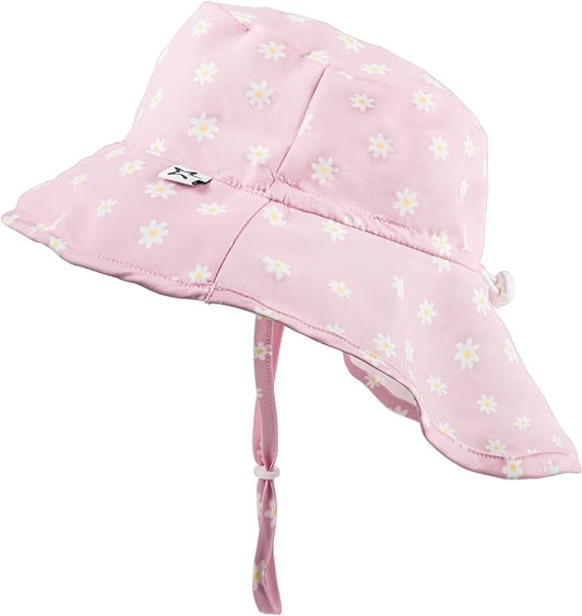 Tiny Twinkle Sun Protection Baby Flap Hat with UPF 50+ Sun Protection for Baby and Toddler Boys and Girls