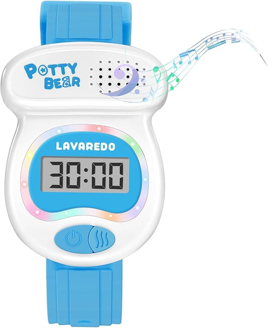 Kids Watch Potty Training Watches for Boys and Girls, Potty Timer Toilet Shape and LED Colorful Lights, Music Reminds Kids It's Time to Go to The Bathroom, Fun Gift for Moms and Toddlers
