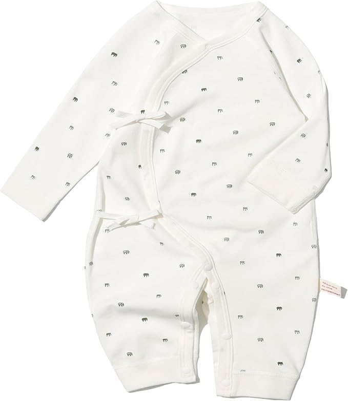 100% Organic Cotton Soft 0-6 Months 2-Piece Unisex Footless Newborn Baby Sleepers Pajamas Romper Boys Girls