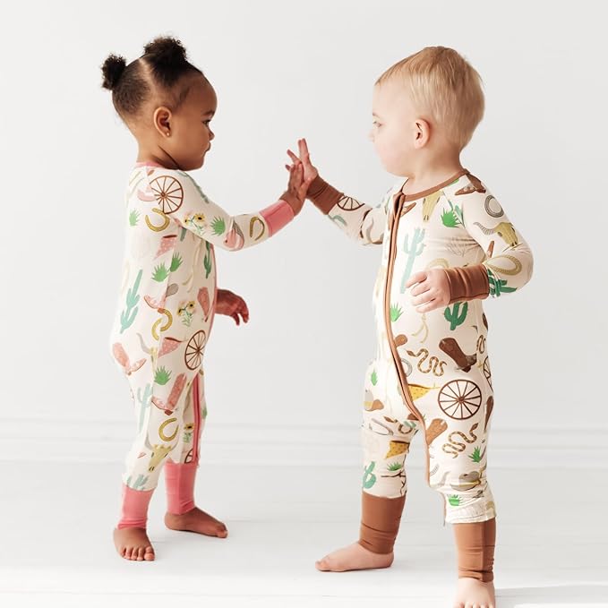 Little Sleepies Pajamas for Baby Boys & Girls, Viscose from Bamboo Baby Pajamas, Preemie & Newborn Sleepers, 2-Way Zipper PJs