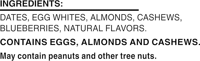 RXBAR Protein Bars, Protein Snack, Snack Bars, Blueberry, 18.3oz Box (10 Bars)