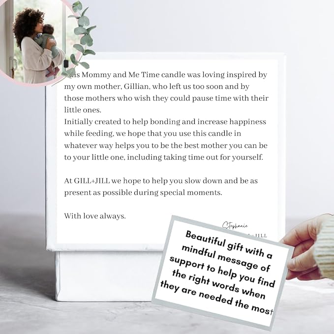 Premium Candle Gifts for New Mom – After Birth Gifts for Women – Postpartum, Baby Shower & Pregnancy Gift for Expecting Mom – Paraffin-Free Natural Soy Wax - Rose Quartz Crystal, Lavender & Jasmine