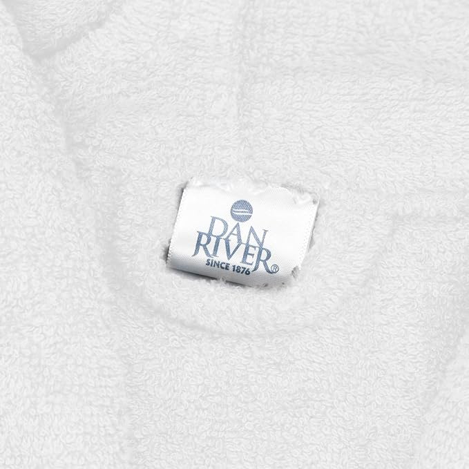 DAN RIVER Premium Cotton Terry Robes for Women and Men, Ultra Soft bathrobe with Adjustable Waist Belt and Pockets Pack of 1