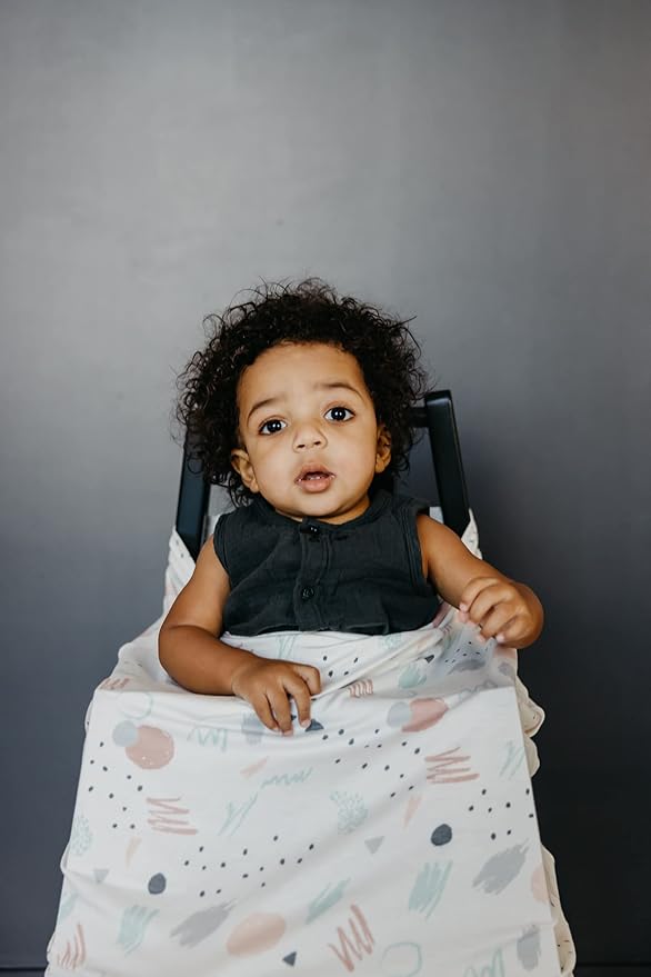 Bayside Multi-Use Cover: Car Seat, Nursing, Stroller - Stretchy Fabric, All-Season, Stylish Designs, Easy Access