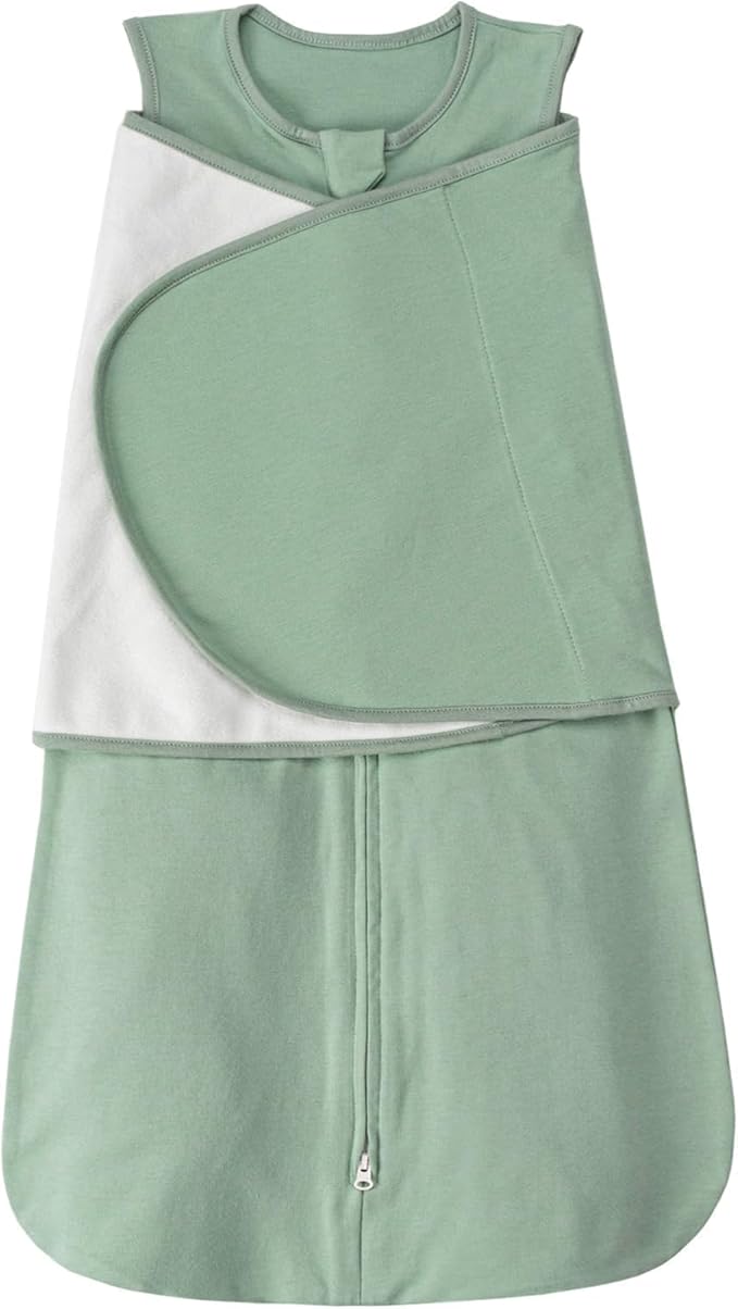 ZIGJOY Sleep Sack Swaddle 1.0 TOG Baby Wearable Blanket 100% Cotton Baby Swaddle Blanket for Newborns