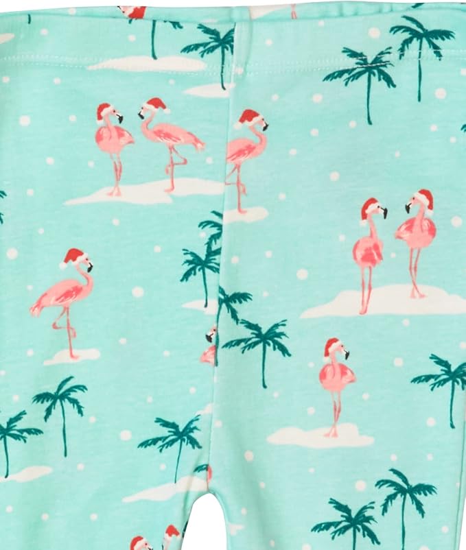 HonestBaby 4 Piece Pajamas Sleepwear Pjs 100% Organic Cotton for Infant Baby and Toddler Boys, Girls, Unisex