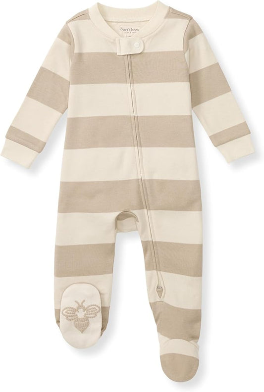 Burt’s Bees Baby Boys' One-Piece Sleep and Play 100% Organic Cotton PJs