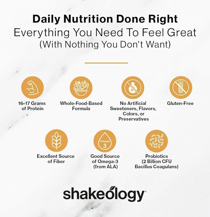 Shakeology 0g Added Sugar Sampler Pack Vegan & Whey Protein Powder, Gluten Free Superfood Protein Shake with Supergreens, Probiotics for Gut Health, Adaptogens, Vitamins, 16g Protein per Serving