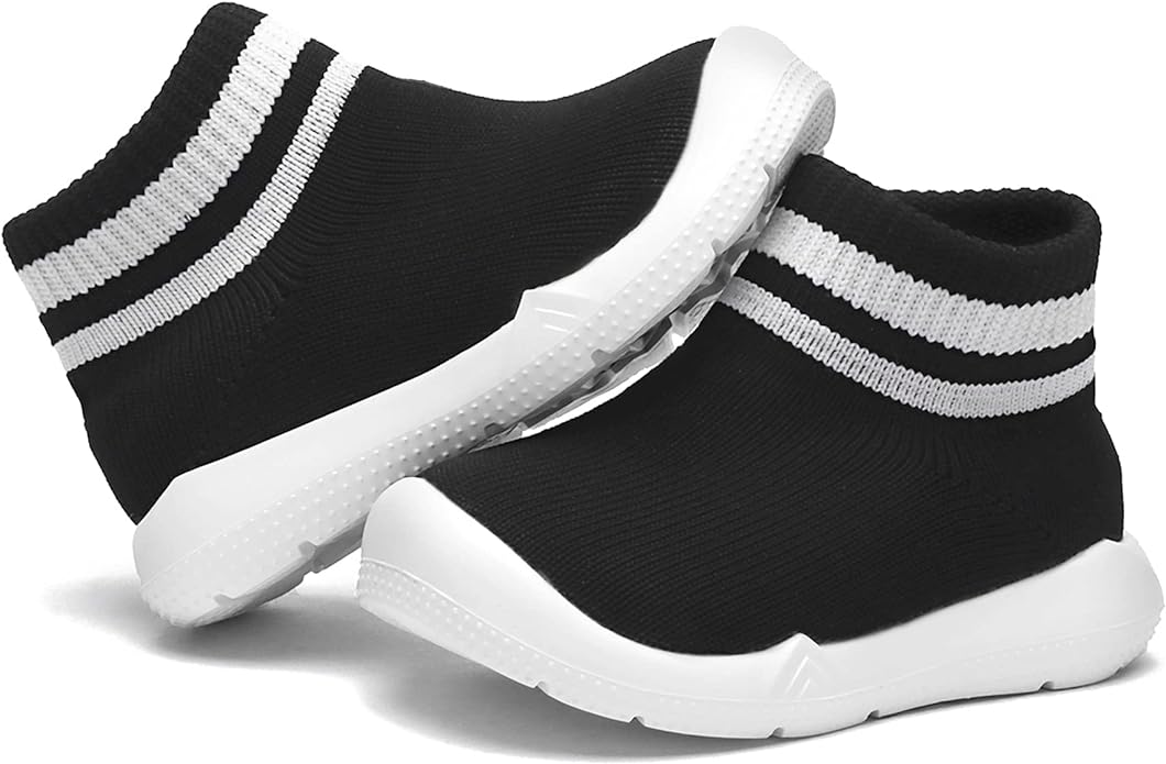 Engtoy Baby Shoes & Socks - Non-Slip Breathable Slippers with Soft Rubber Sole - Baby Boys & Girls Slip On Sneakers