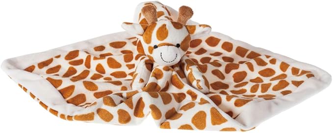 Apricot Lamb Luxury Snuggle Plush Cute Giraffe Infant Stuffed Animals Security Blanket Nursery Character Blanket (Yellow Giraffe, 14 Inches)