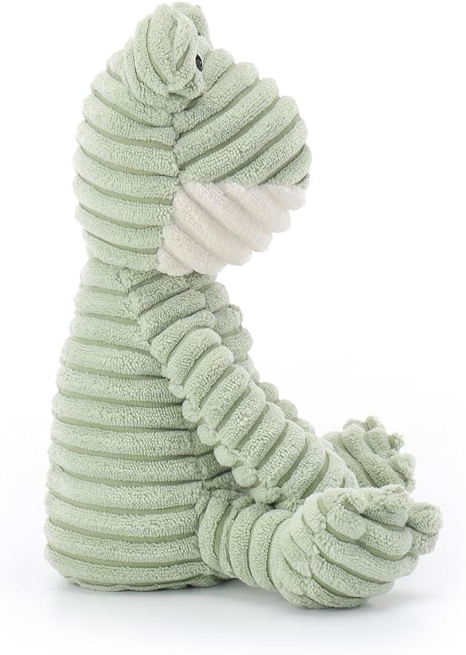 Apricot Lamb Toys Plush Corduroy Frog Stuffed Animal Soft Cuddly Perfect for Child (Corduroy Frog)