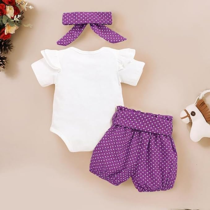 Baby Girl Clothes Infant Newborn Girl Summer Short Set Clothes