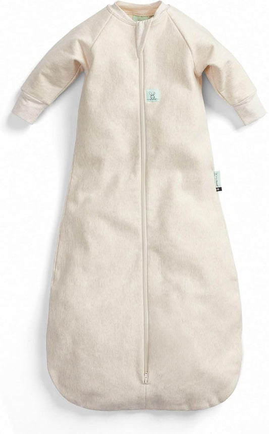 ergoPouch 3.5 Tog Jersey Sleeping Bag – Arms-Out Baby Sleep Sack – Soft, Breathable & Comfortable (3-12 Months, Oatmeal Marle)